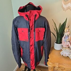 ONEIL Seb Toots Red & Gray Winter Ski Jacket